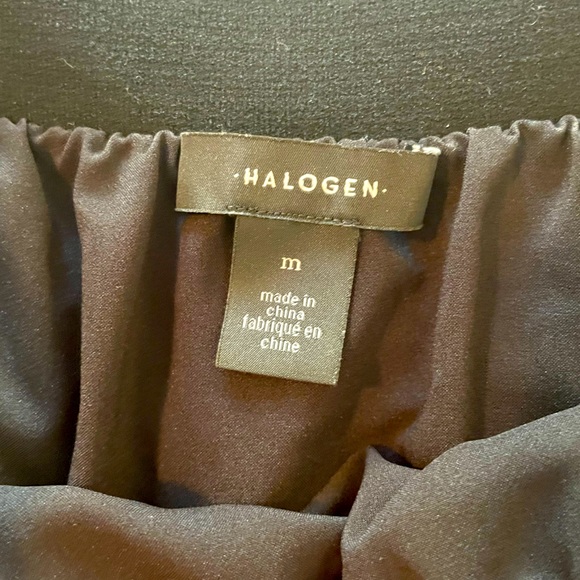 Halogen black pleated long skirt - Picture 4 of 4